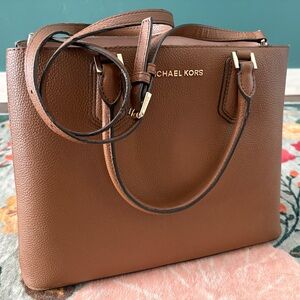 Michael Kors Tan Leather Satchel